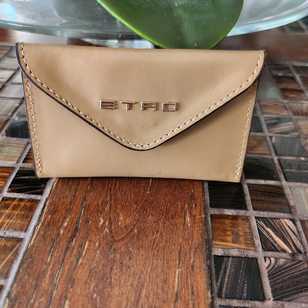 Etro card holder wallet